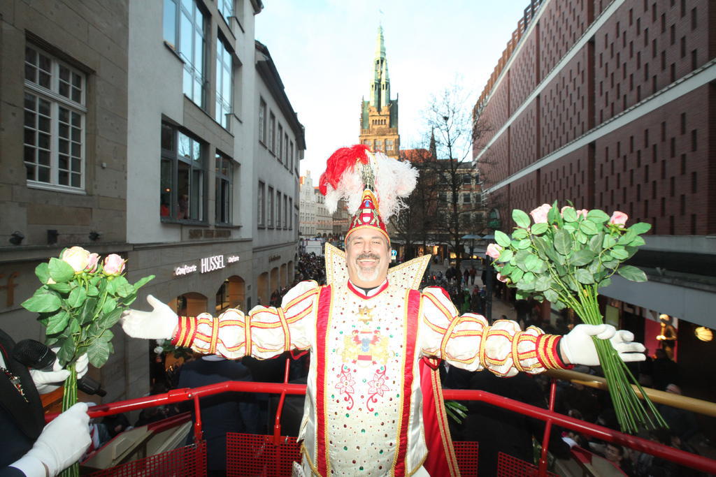 Rosenmontagszug in Münster 2019