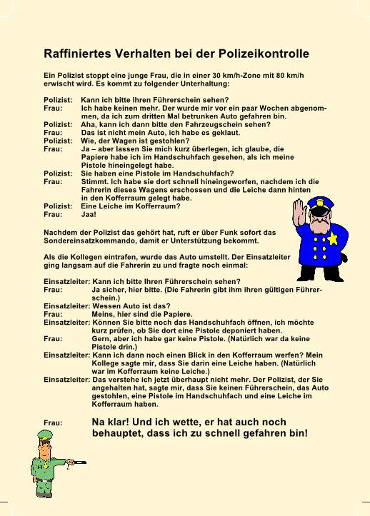 Seite 057 Raffiniertes Verhalten bei einer Polizeikontrolle-p1