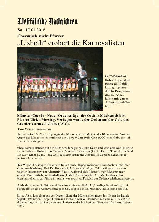 Seite 089 Presse Coer Mück sticht Pfarrer - Lisbeth erobert die Karnevalisten - fertig-p1
