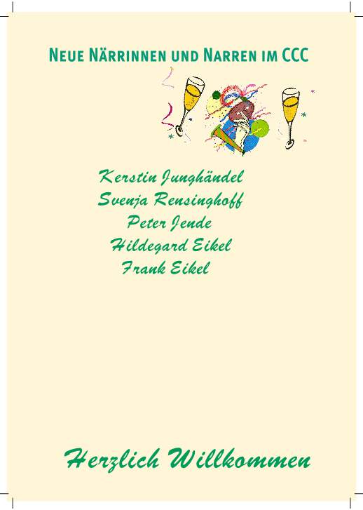 Seite 100 Platzhalter Neue Närrinnen und Narren im CCC - vorbereitet-p1