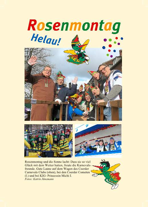 Seite 110 Presse - Gut gelaunte Nordlichter beim Rosenmontagszug - Fotos - fertig-p1